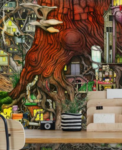 quirky tree and fantasy wallpaper quirky tree and fantasy wallpaper