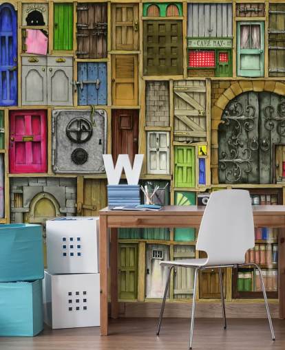 lots of colourful doors wallpaper lots of colourful doors wallpaper
