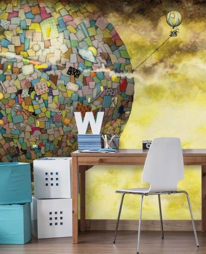 Magical Hot Air Balloon Fantasy Wallpaper Magical Hot Air Balloon Fantasy Wallpaper