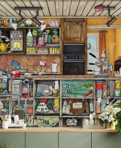 quirky kitchen wallpaper quirky kitchen wallpaper