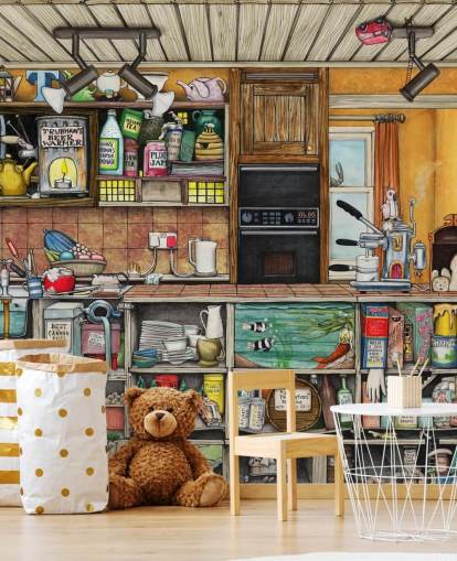 quirky kitchen wallpaper quirky kitchen wallpaper