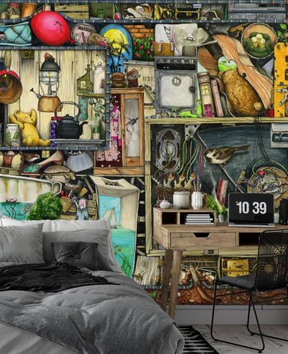 quirky bookshelves wallpaper quirky bookshelves wallpaper