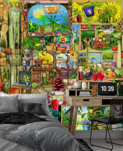 cupboard full of gardening objects wallpaper cupboard full of gardening objects wallpaper