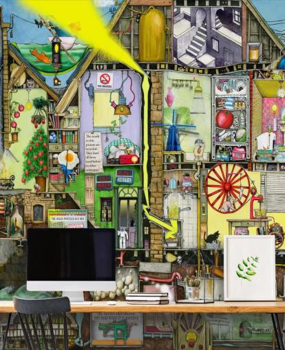 papel de parede de fantasia colorido papel de parede de fantasia colorido