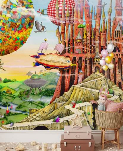 Fantasy Castle-achtergrond Fantasy Castle-achtergrond