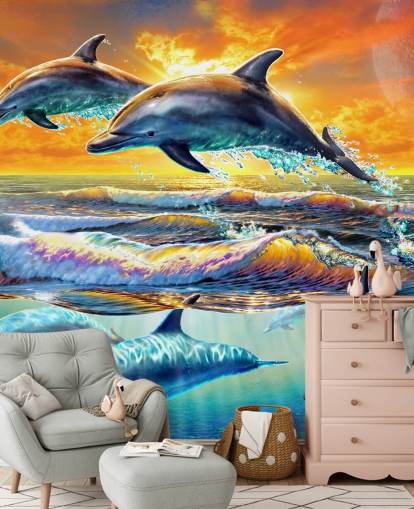 Dolphins Playing Wallpaper Dolphins Playing Wallpaper