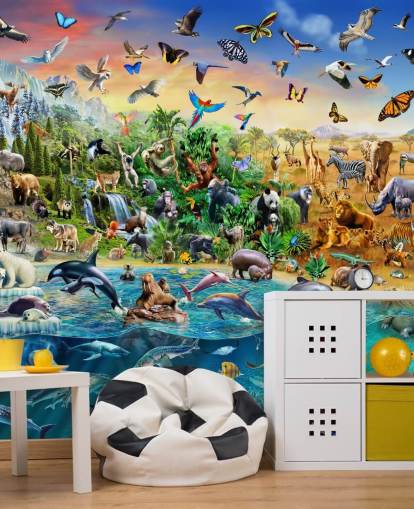 Endangered Species Animal Wall Mural Endangered Species Animal Wall Mural