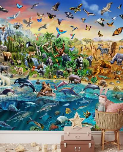 Endangered Species Animal Wall Mural Endangered Species Animal Wall Mural