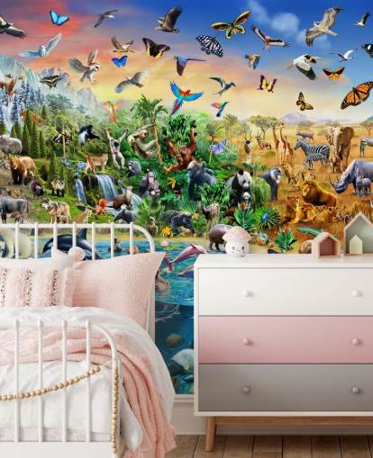 Endangered Species Animal Wall Mural Endangered Species Animal Wall Mural