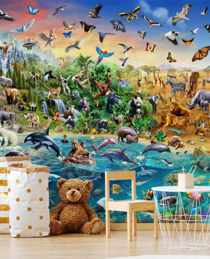 Endangered Species Animal Wall Mural Endangered Species Animal Wall Mural