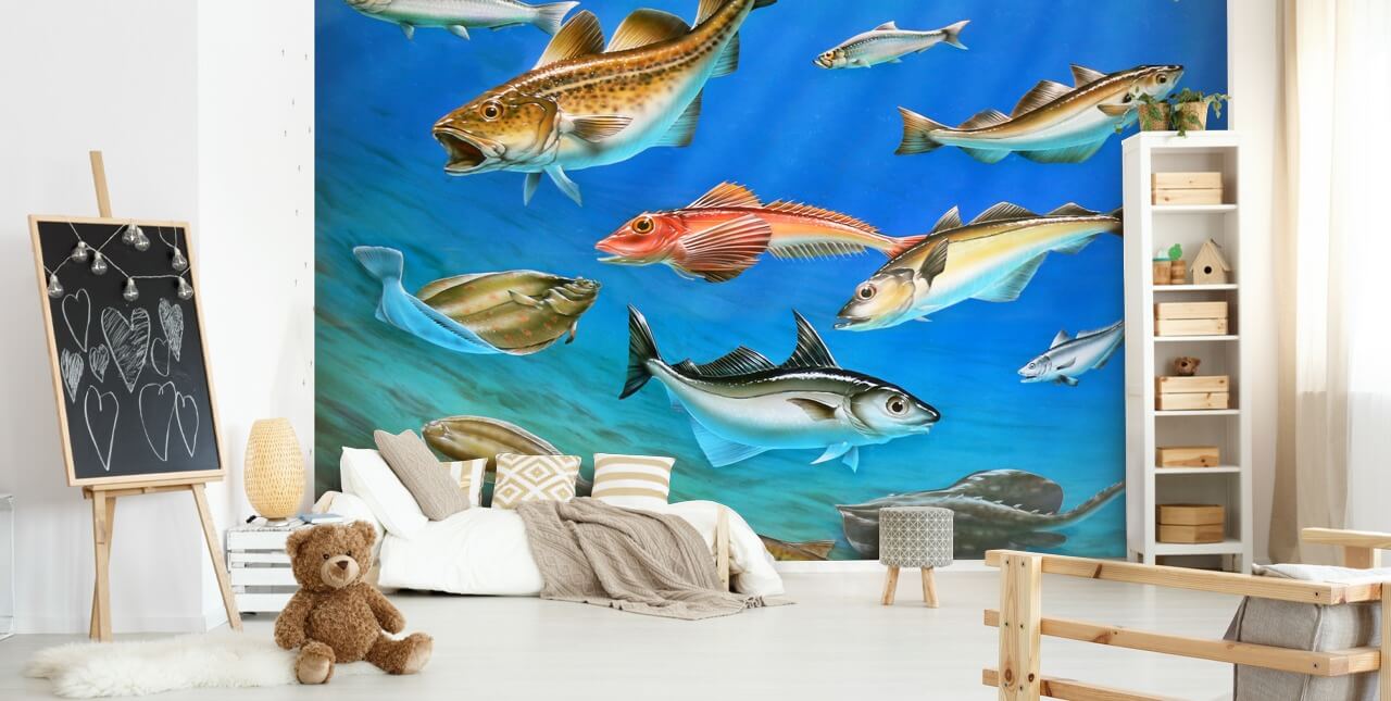 Papel de parede Fish Art