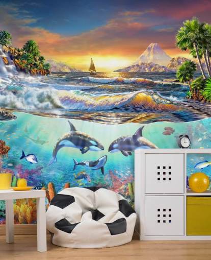 Sea Life Spekkhoggere Bakgrunn Sea Life Spekkhoggere Bakgrunn