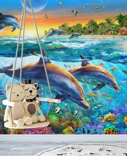 Dolphin and Sealife Wallpaper Dolphin and Sealife Wallpaper