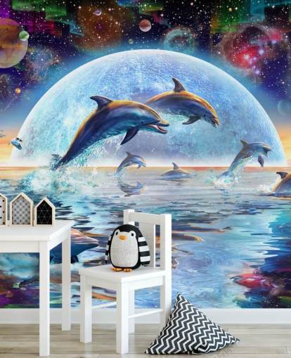 Dolphin Space Sky Wallpaper Dolphin Space Sky Wallpaper