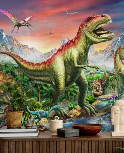 Decorazione murale Jurassic Forest Decorazione murale Jurassic Forest