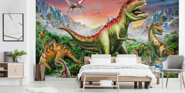 Jurassic Forest Vægmaleri