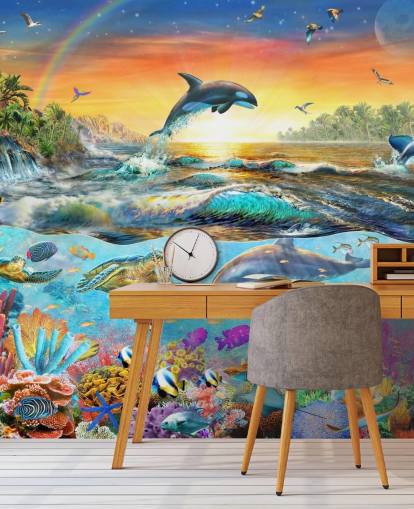 Colourful Sea Creatures Wallpaper Colourful Sea Creatures Wallpaper