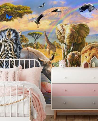 african animals by lagoon wallpaper african animals by lagoon wallpaper