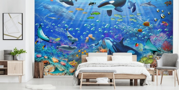 Fish Wallpaper & Sea Life Wall Murals | Wallsauce EU