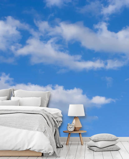 fondo de pantalla azul personalizado de cielo llamado Blue Skies with Clouds para oficinas o áreas comerciales fondo de pantalla azul personalizado de cielo llamado Blue Skies with Clouds para oficinas o áreas comerciales