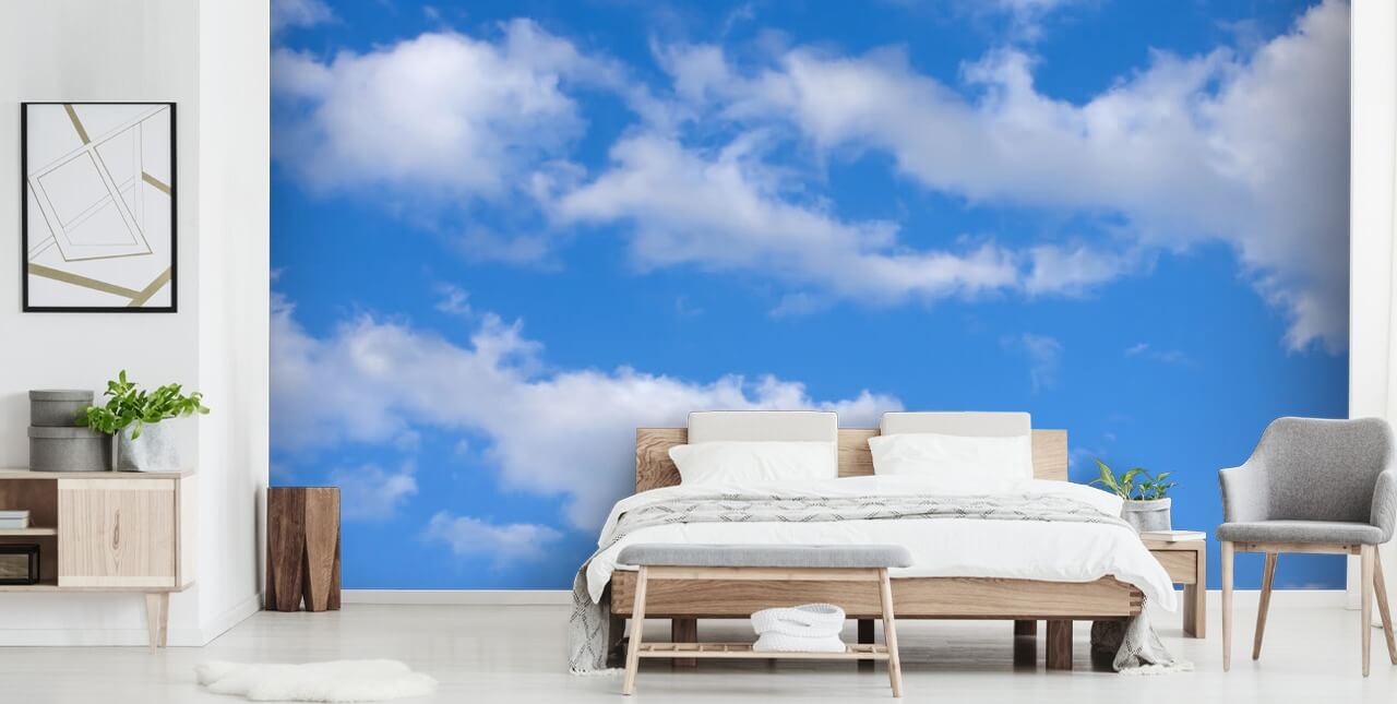 fondo de pantalla azul personalizado de cielo llamado Blue Skies with Clouds para oficinas o áreas comerciales fondo de pantalla azul personalizado de cielo llamado Blue Skies with Clouds para oficinas o áreas comerciales