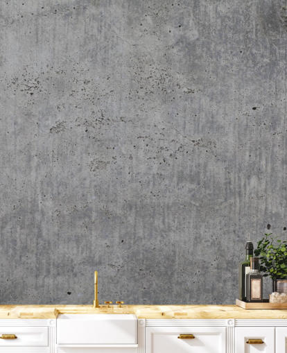 grijze betonnen behangmuurschildering op maat genaamd Poured Concrete voor huizen en kantoren grijze betonnen behangmuurschildering op maat genaamd Poured Concrete voor huizen en kantoren