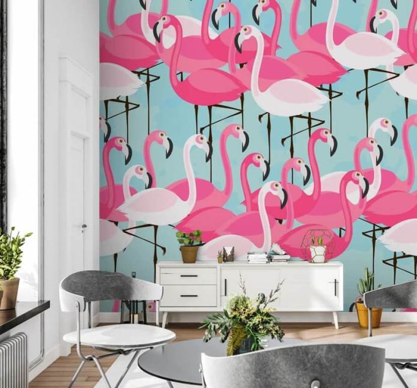 Flamingo Wallpaper & Wall Murals | Wallsauce US