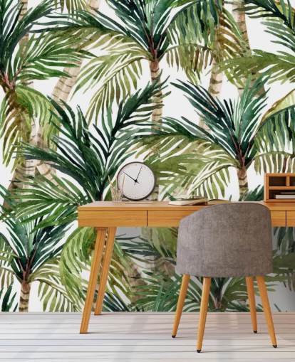 Painted Palm Trees Wallpaper Painted Palm Trees Wallpaper