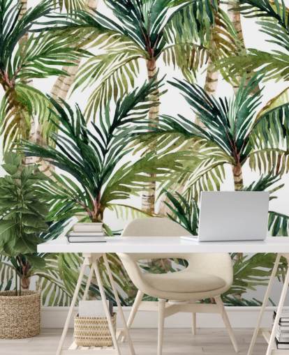 Painted Palm Trees Wallpaper Painted Palm Trees Wallpaper