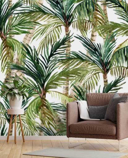 Painted Palm Trees Wallpaper Painted Palm Trees Wallpaper