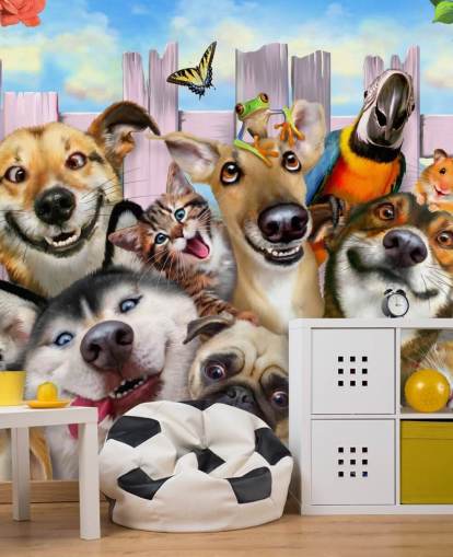 Cute Pets Selfie Wallpaper Cute Pets Selfie Wallpaper