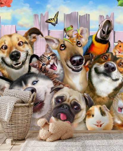 Cute Pets Selfie Wallpaper Cute Pets Selfie Wallpaper