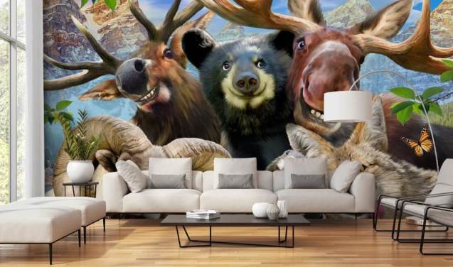 Animal Wallpaper Murals | Wallsauce US