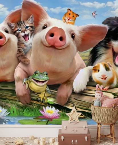 Fondo de pantalla de animales de granja Fondo de pantalla de animales de granja