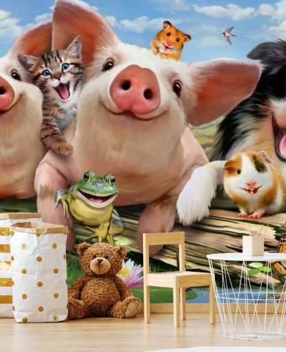 Farm Animals Selfie Wallpaper Farm Animals Selfie Wallpaper