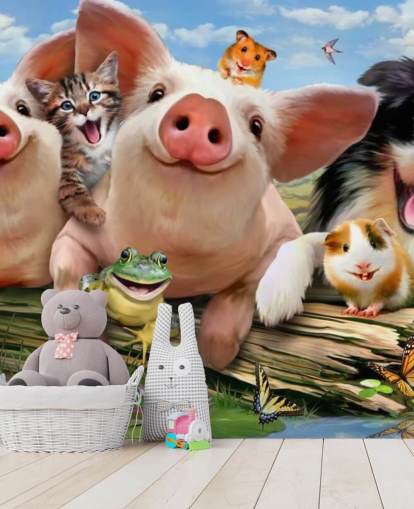 Farm Animals Selfie Wallpaper Farm Animals Selfie Wallpaper