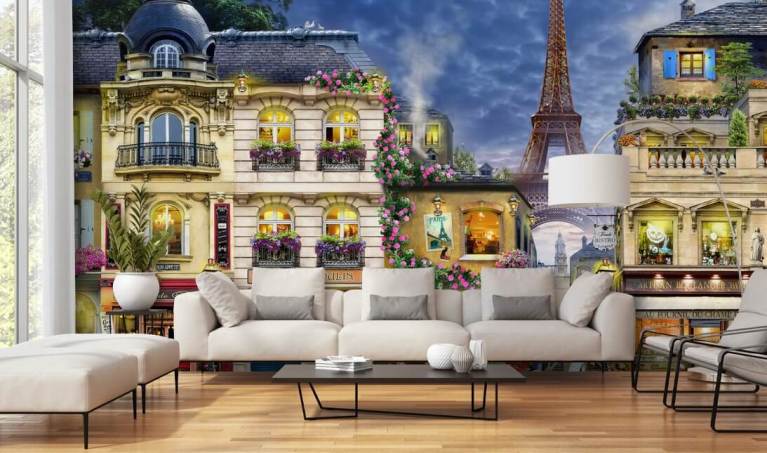 Paris Wallpaper Wall Murals Wallsauce US