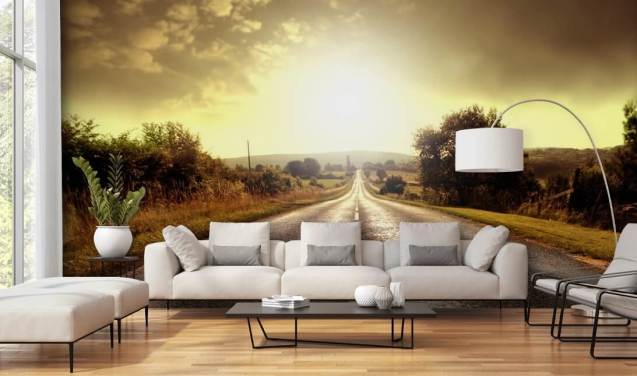Country Road Road Wallpaper