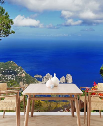 Blue Coastal Bakgrund Blue Coastal Bakgrund