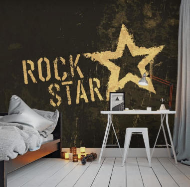 Rock Star Wall Mural