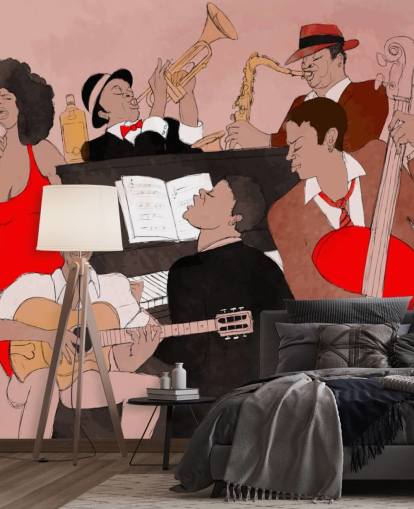 Jazz Singers Painting Wallpaper Jazz Singers Painting Wallpaper