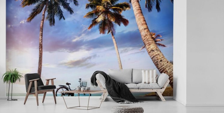 Bike by Beach Wallpaper