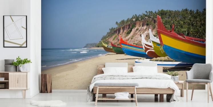 Barcos de pesca Fishing Boats Wallpaper
