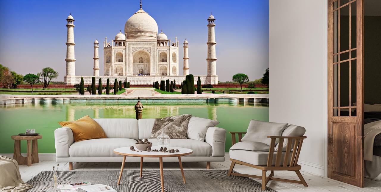 Laminated Taj Mahal Wallpaper – Myindianthings