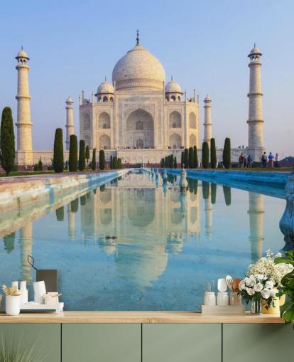 Taj Mahal Soluppgång Taj Mahal Wallpaper  Taj Mahal Soluppgång Taj Mahal Wallpaper