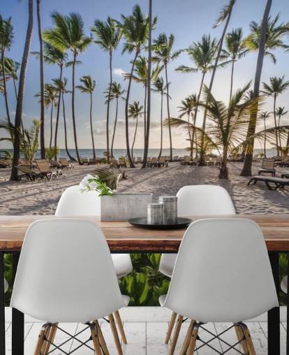 Karibian ranta auringonnousussa Karibian ranta auringonnousussa