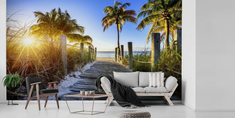 Beach Wallpaper & Tropical Beach Wall Murals | Wallsauce UK