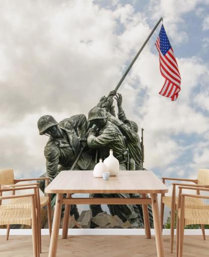 Washington Memorial Statue Vægmaleri Washington Memorial Statue Vægmaleri