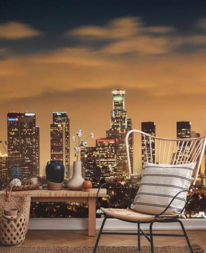 Los Angeles Skyline Solnedgang Los Angeles Skyline Sunset Wallpaper Los Angeles Skyline Solnedgang Los Angeles Skyline Sunset Wallpaper