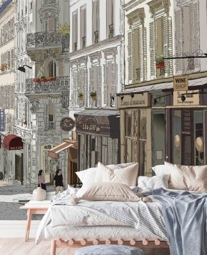 Montmartre, Paris Baggrund Montmartre, Paris Baggrund